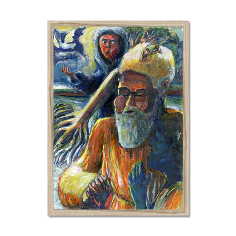 ONE WISE MAN Framed Print