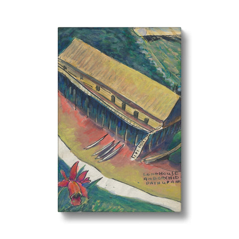 LONGHOUSES, SAWAWAK Canvas