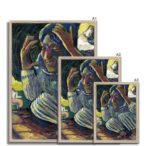 DEPRESSION Framed Print