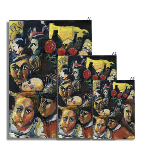 YOUNG AND THE OLD Hahnemühle German Etching Print