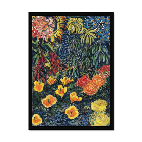 AUTUMN GARDEN Framed Print