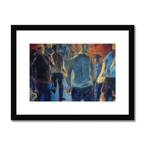 TAREE RAILWAY GANGERS Framed & Mounted Print