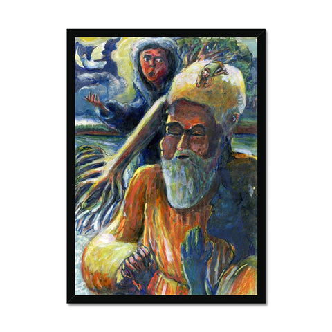 ONE WISE MAN Framed Print