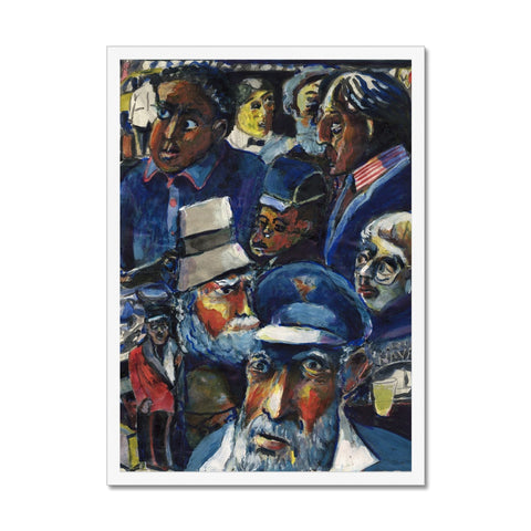 RAILWAY STATION Framed Print