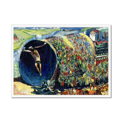 SCRAMBLE OF LIFE Framed Print