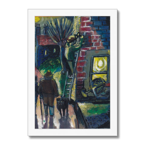 VISITING OXFORD 1985 Framed Print