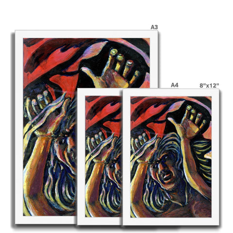 DESPAIR Framed Print