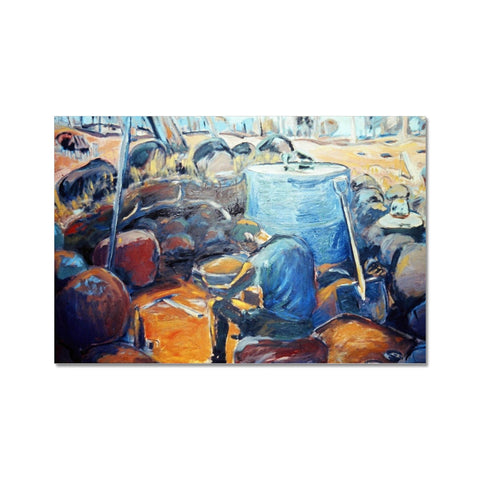 OPAL MINING, LIGHTNING RIDGE, AUSTRALIA Fine Art Print