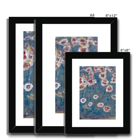 WILD ROSES Framed & Mounted Print