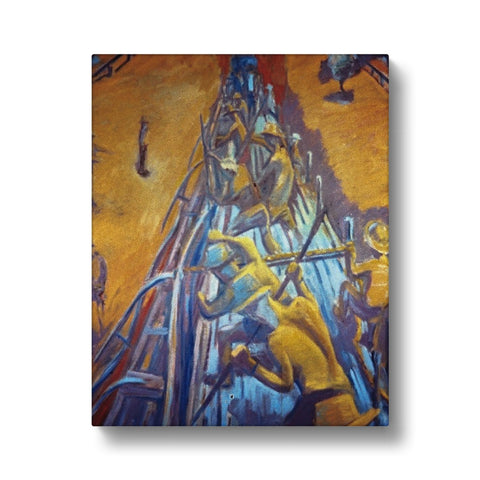 PREPARING THE GROUND Canvas