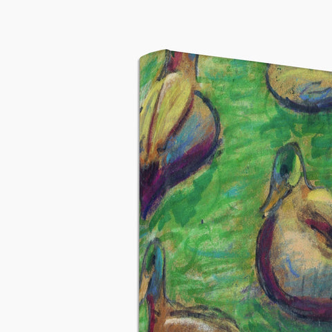 GRAND UNION CANAL DUCKS Canvas