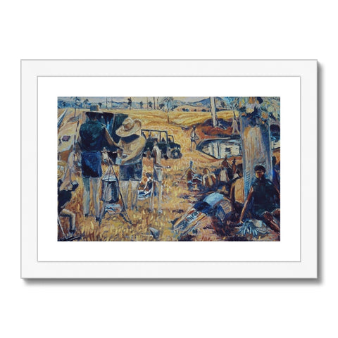 QUEENSLAND GANGERS Framed & Mounted Print