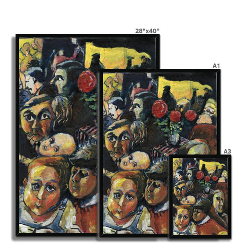 YOUNG AND THE OLD Framed Print