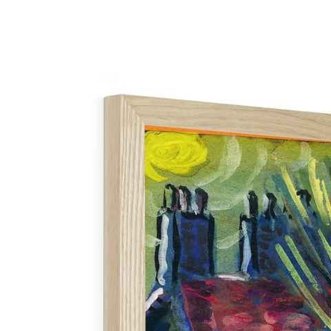 VISITING OXFORD 1985 Framed Print