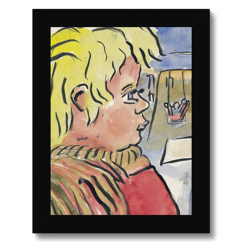 MY NEPHEW, JAMES Framed Print