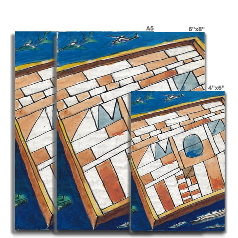 GAME OF WAR Hahnemühle German Etching Print