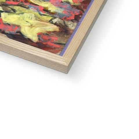 SWEEPING UP THE LAST STAR Framed Print