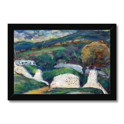 SCOTTISH CORRIES Framed Print