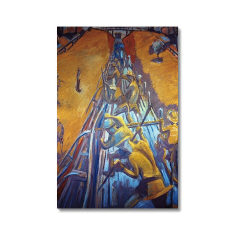 PREPARING THE GROUND Hahnemühle German Etching Print