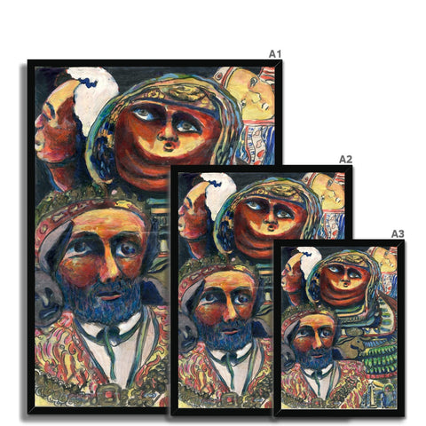 PHARAOHS AND KINGS Framed Print