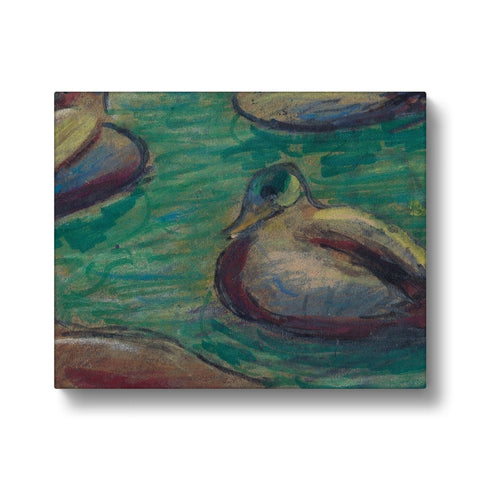 GRAND UNION CANAL DUCKS Canvas