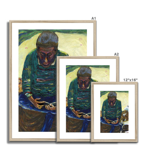 IN THOUGHT Framed & Mounted Print