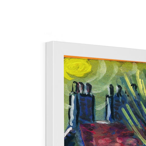 VISITING OXFORD 1985 Framed Print