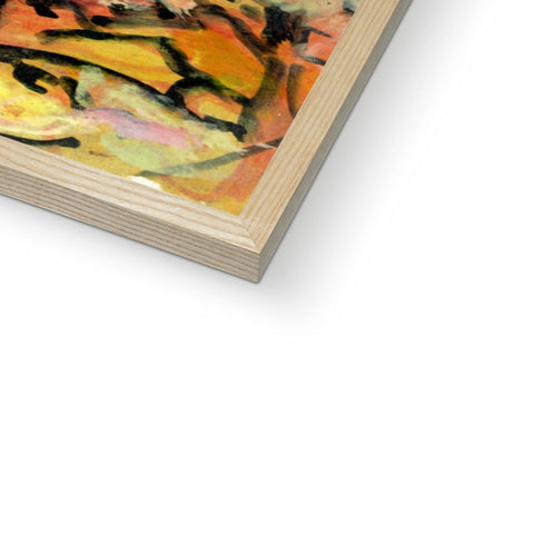 SCRAMBLE OF LIFE Framed Print