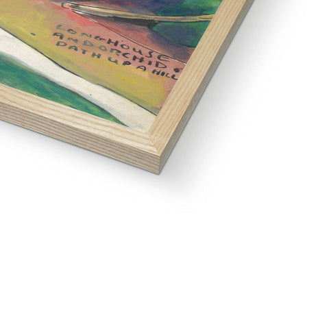 LONGHOUSES, SAWAWAK Framed Print