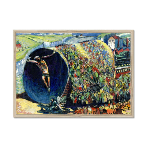 SCRAMBLE OF LIFE Framed Print