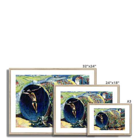 SCRAMBLE OF LIFE Framed & Mounted Print