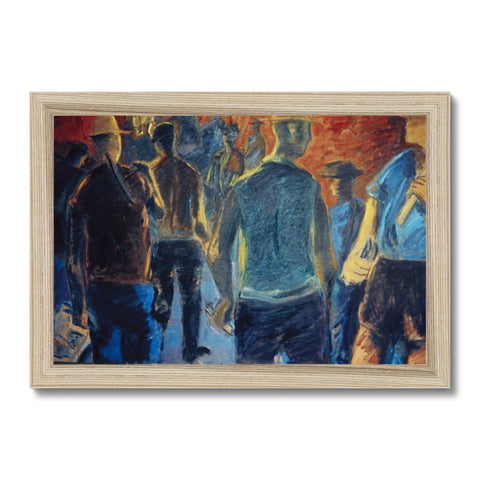 TAREE RAILWAY GANGERS Framed Print