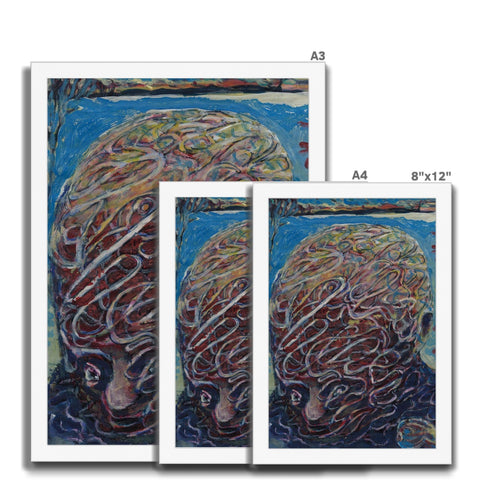 CIRCUITRY Framed Print