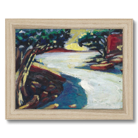 STREAM, AUCKLAND NZ Framed Print