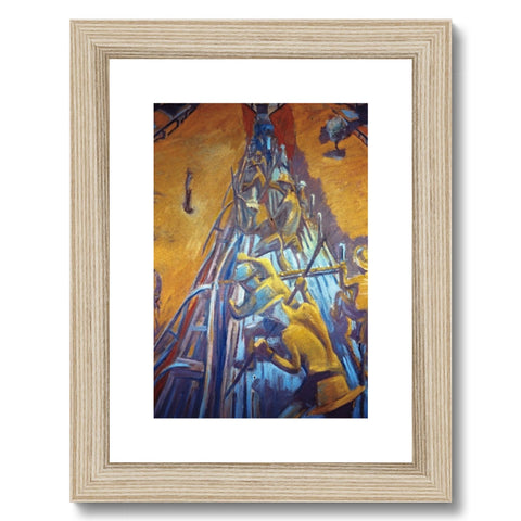 PREPARING THE GROUND Framed & Mounted Print