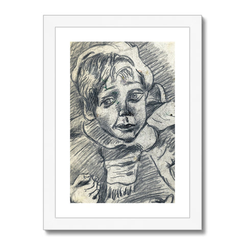 JAMES - A SKETCH Framed & Mounted Print