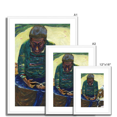 IN THOUGHT Framed & Mounted Print