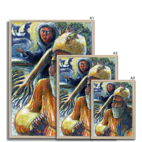 ONE WISE MAN Framed Print