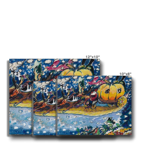 THE PUMPKIN SLEIGH Canvas