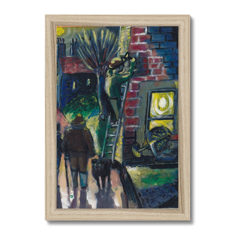 VISITING OXFORD 1985 Framed Print