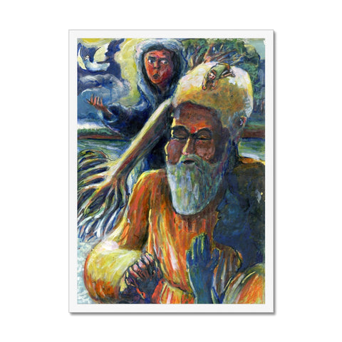 ONE WISE MAN Framed Print
