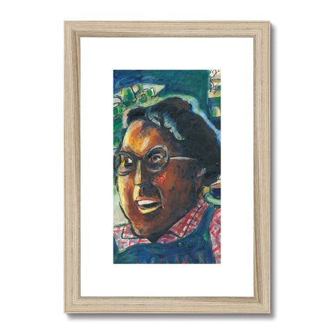 MRS SINGH, ALL SAINTS CHURCH Framed & Mounted Print