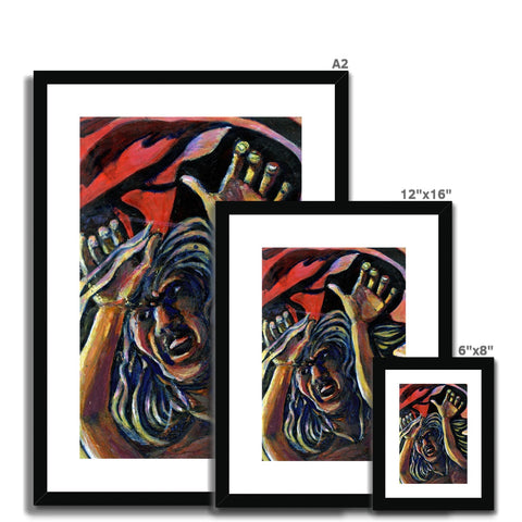 DESPAIR Framed & Mounted Print