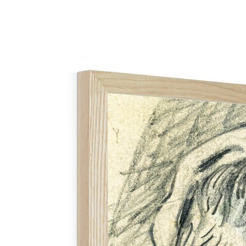 JAMES - A SKETCH Framed Print