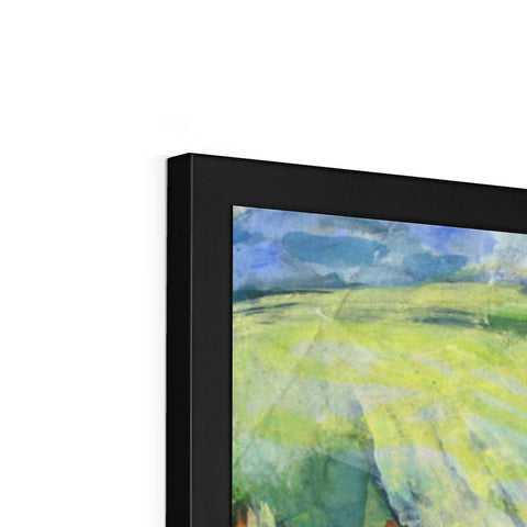 SCRAMBLE OF LIFE Framed Print