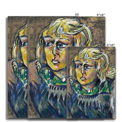 MY NIECE, MARIA Hahnemühle German Etching Print