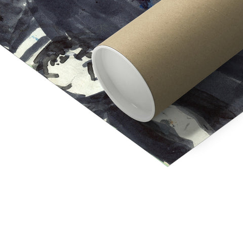 MOTHERS'S FUNERAL DIRECTOR Hahnemühle German Etching Print