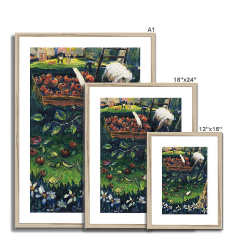AN ORCHARD (WELLINGTON, NZ) Framed & Mounted Print
