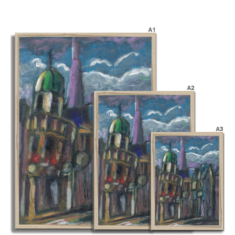 OXFORD HIGH STREET 1979 Framed Print