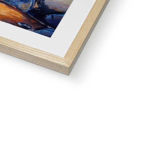 OPAL MINING, LIGHTNING RIDGE, AUSTRALIA Framed & Mounted Print